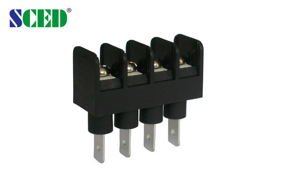 Black Pitch 9.525mm Terminal Block Barrier 300v 20A 2P-22P