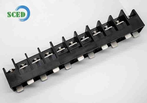 Pitch 20.20mm 600V 100A TB Series 11P PBT M6 Barrier Terminal Blocks Single Row