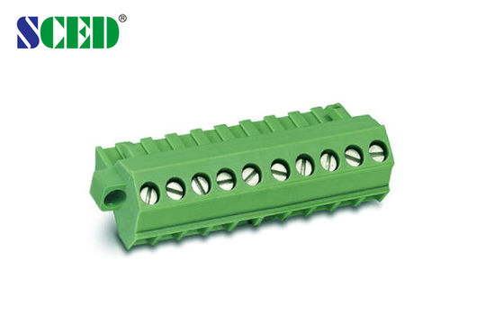 Plug   Female  Plug - in Terminal Block  Pitch 5.08mm  300V 18A   2P - 20P   Pluggable Terminal Block