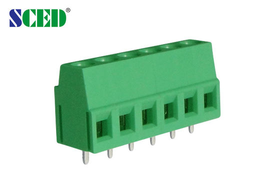 PCB screw terminal block Pitch 5.08mm 300V 10A 2P - 24P Raising series