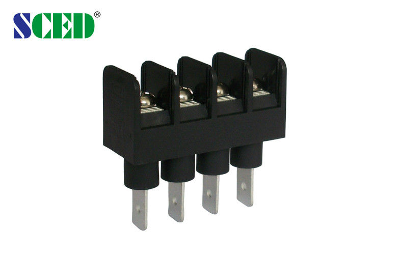 Black Pitch 9.525mm Terminal Block Barrier 300v 20A 2P-22P