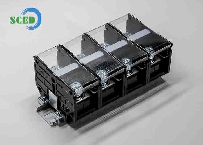 Pitch 36.00mm PC M10 Brass Terminal Block Connectors 200A 600V PCB Terminal Blocks