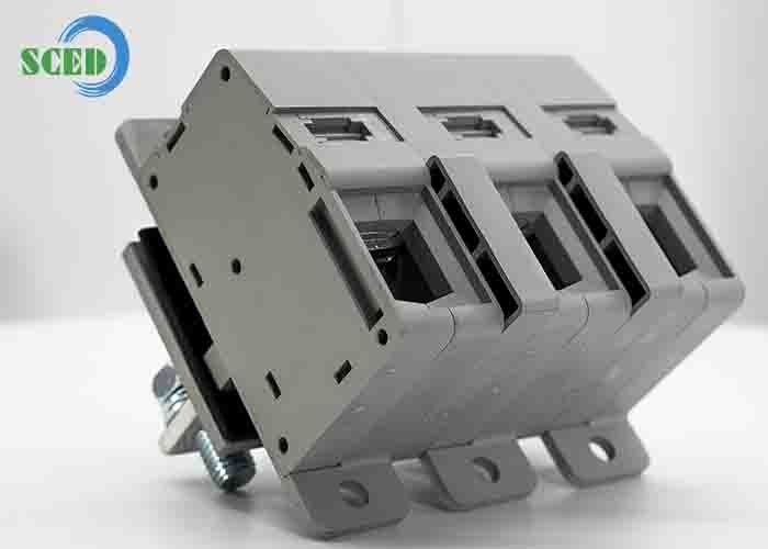 Right Angle Wire Through Panel Terminal Blocks Connector 230A 300V 25.0mm Use In Power Supply