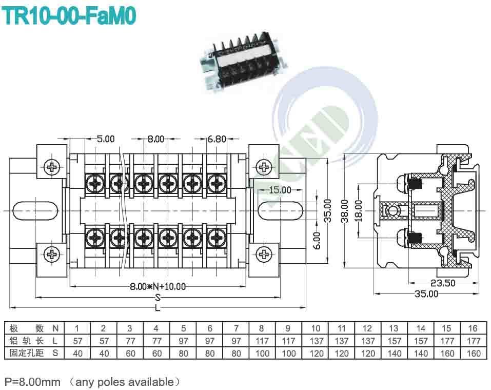 UL 94V-0 Flammability Rating Mountable Terminal Connectors for and Durable Connections