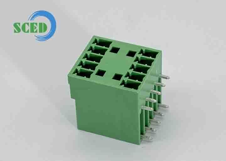 Zinc Plated Pluggable Terminal Block with PA66 Housing and 150V Voltage for Secure Electrical Connections