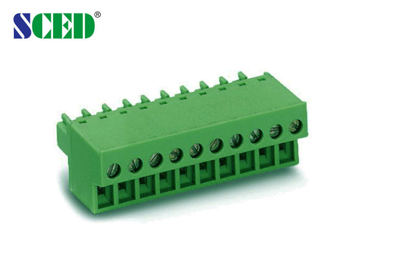 Pitch 3.81mm  Plug  Female Sockets  Plug - in Terminal Block  300V 8A  2P - 22P  