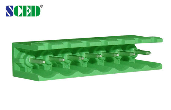 ترمینال بلوک توزیع برق 18A 300 ولت گام 5.08 میلی متر قطعات نری PA66