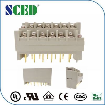 نوارهای حصار بلوک ترمینال مانع خاکستری برنز فسفر ترمینال