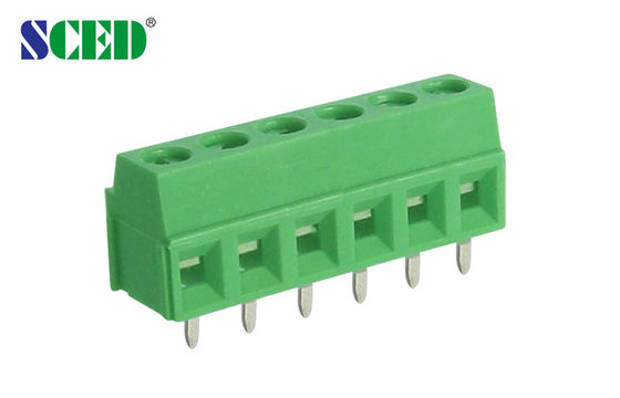 3.81mm پیچ ترمینال بلوک 300v 10A Euro Type PCB پیچ ترمینال بالا بردن سری