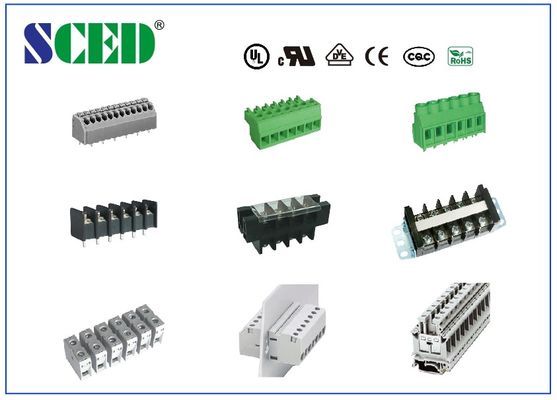 6A - 500A ترمینال بلوک قابل نصب روی PCB با دامنه کامل، دارای گواهینامه‌های UL، CUL، VDE، CQC، CE