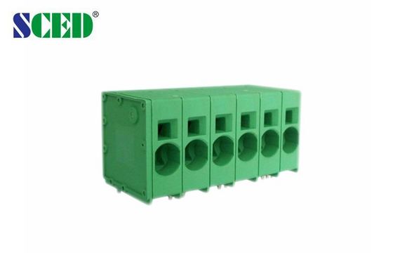 کانکتور ترمینال مسی 10.00 میلی‌متری، هر تعداد پل، 600 ولت، 66 آمپر، سبز، 4-20 AWG