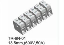 پیچ فولادی 50A ترمینال تغذیه از طریق پچ کانکتور 13.5mm 2-16 قطب مس