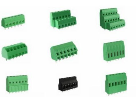 10A 2P-28P زاویه راست سیم ورودی ترمینال بلوک PCB Pitch 3.81mm 300v