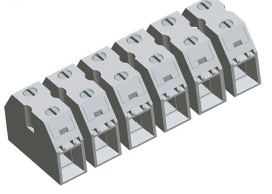 2-16 قطب 50A تغذیه از طریق بلوک ترمینال 13.5mm مس