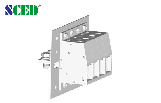 1P-24P 30.0mm Single Deck Feed-Through Terminal Block Connector، 600V 285A