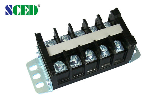 14.00mm Panel Mount برقی ترمینال بلوک ، 600v 40a Pcb مانع ترمینال بلوک