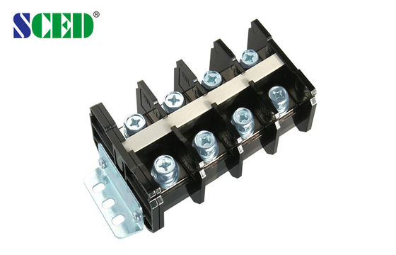 پچ 25.00mm کنتاکتورهای بلوک ترمینال با جریان بالا ، بلوک های ترمینال پی سی بی 101A 600V