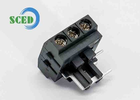 ترمینال بلاک پیچی PCB با قابلیت نصب از طریق سوراخ -40 درجه سانتیگراد تا 105 درجه سانتیگراد با پین برنجی مقاوم در برابر حرارت بالا. پین هدر آبکاری شده