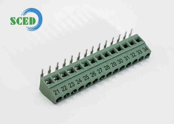 بلوک پایانی پیچ نصب PCB مقاومت در برابر ولتاژ AC1500/1Min -40°C تا 105°C برای نصب پایدار و ایمن