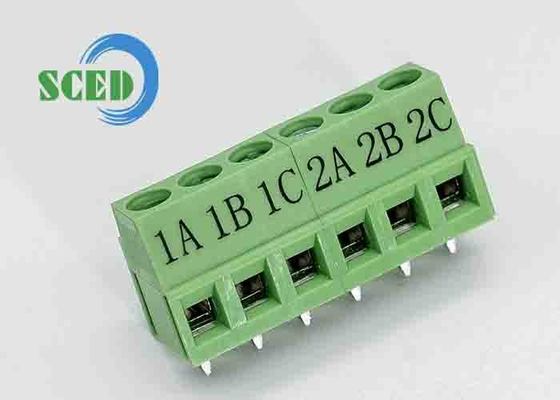 نصب آسان با 2-24 قطب صفحه مدار پیچ بلوک پایانی و جدا کردن طول 7-8mm