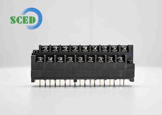 UL94V-0 درجه بندی قابل احتراق بلوک ترمینال مانع برای صنعتی 2 قطب ولتاژ 250V