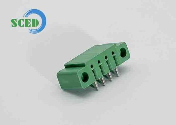 10A واحد پایانی قابل وصل با 3000V AC / دقیقه ولتاژ مقاوم و قفس کلیمپ مس برای انتقال امن سیگنال