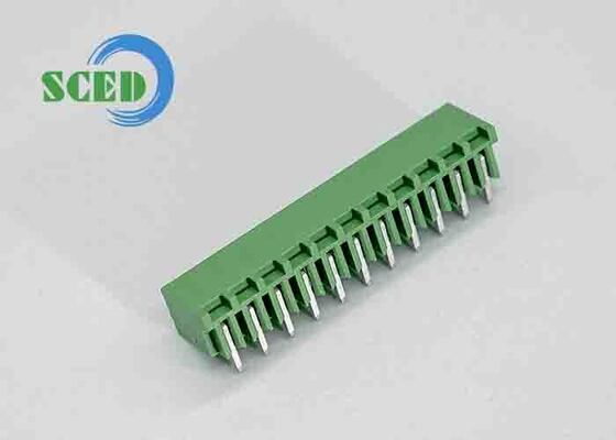 1.4 میلی متر قطر سوراخ PCB، ترمینال بلوک قابل اتصال با ورودی سیم 45 درجه و ولتاژ تحمل 3000 ولت AC در دقیقه