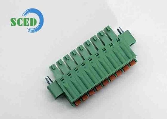 بلوک ترمینال قابل اتصال 12-24 AWG با مقاومت عایق بالاتر از DC500V و مواد پلاستیکی PA66 برای اتصالات سیمی ایمن