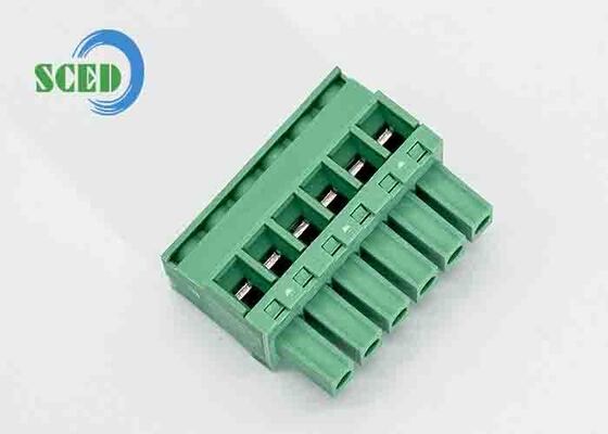 12-24 بلوک ترمینال قابل اتصال AWG با ولتاژ فوق العاده نامی و مقاومت عایق بندی بالا برای اتصال PCB