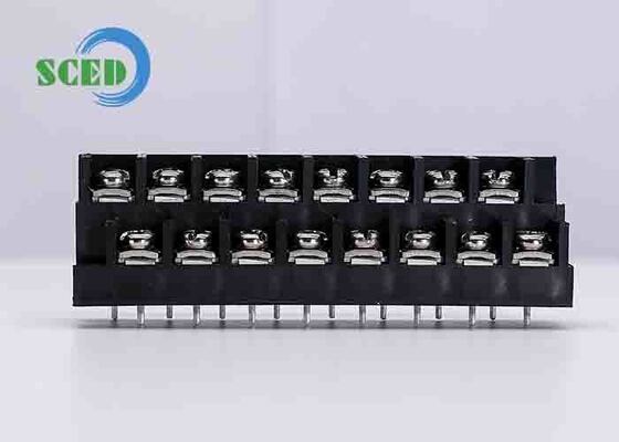 بلوک مانع ترمینال مواد عایق PBT UL94 V0 درجه اشتعال پذیری طراحی شده برای اتصالات ایمن و الکتریکی